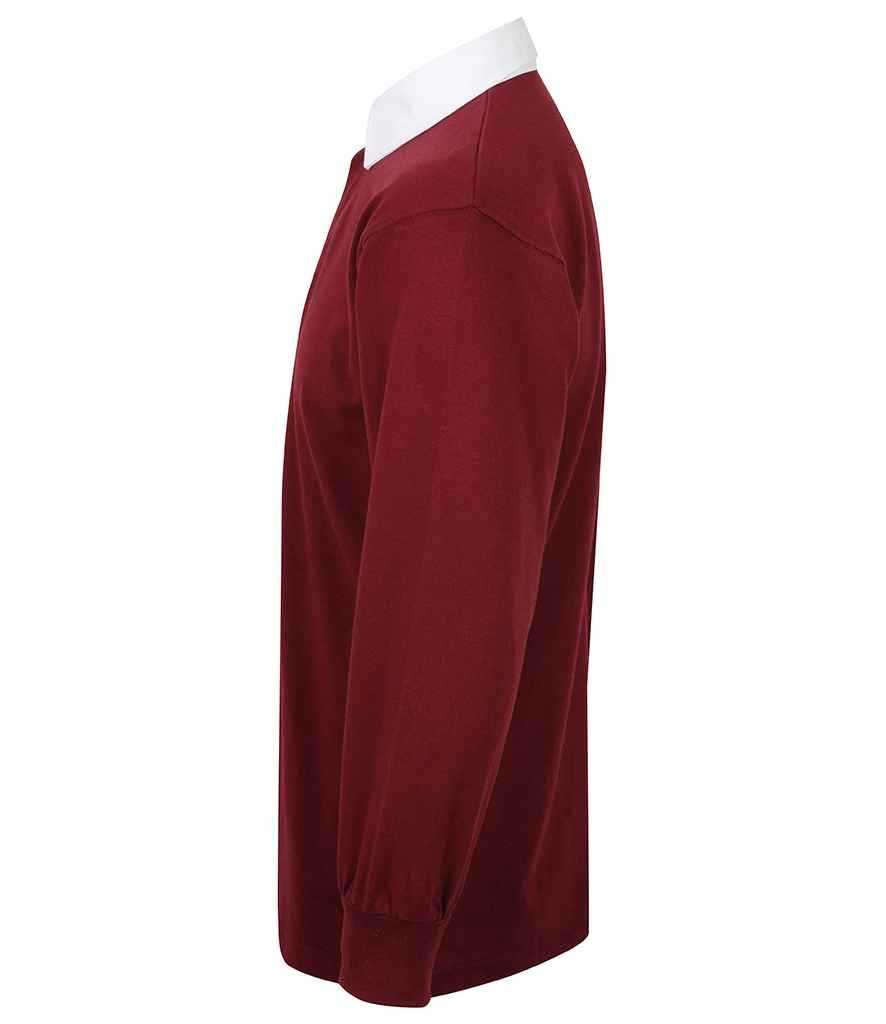 Deep Burgundy/White