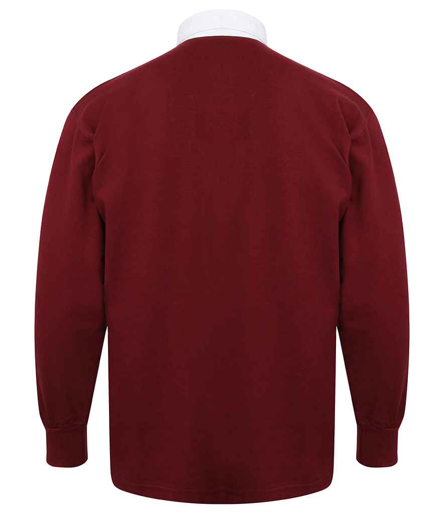 Deep Burgundy/White