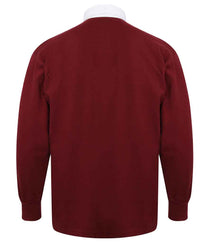 Deep Burgundy/White