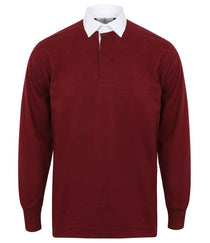 Deep Burgundy/White